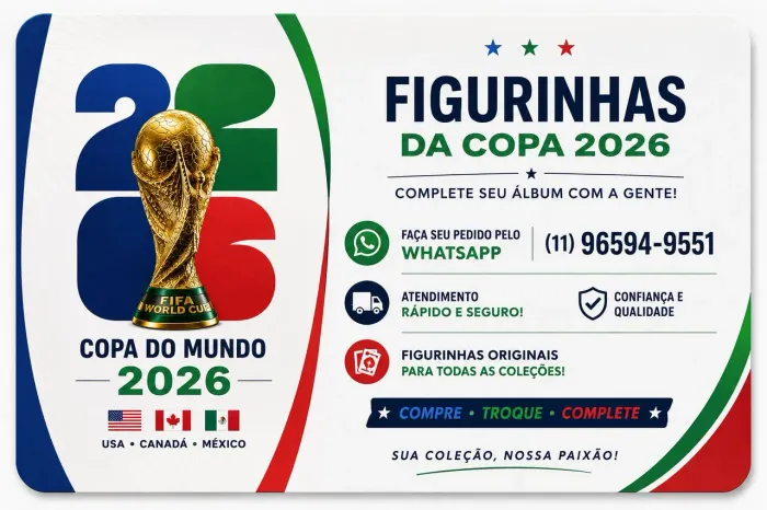 FUGURINHAS DA COPA 2026. LEGENDS, BRILHANTES E COMUNS. CHAMA ?