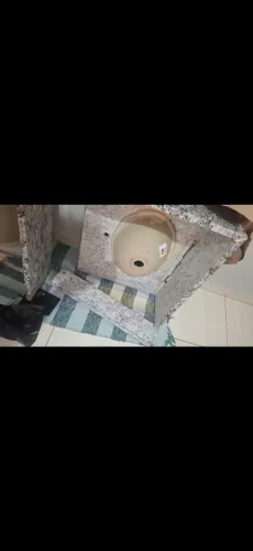 Pia com Cuba para banheiro