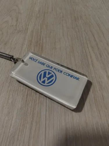 Chaveiro Antigo Volkswagen a álcool "você sabe que pode confiar"