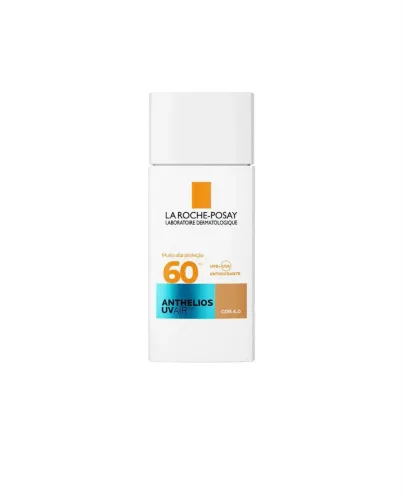 Protetor Solar Facial La Roche-Posay Anthelios UVAir FPS 60 Cor 4.0 Proteção Morena 45ml