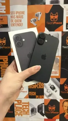 **iPhone 16 256GB Preto 86% / Seminovo / Retirada Loja Física na Savassi*