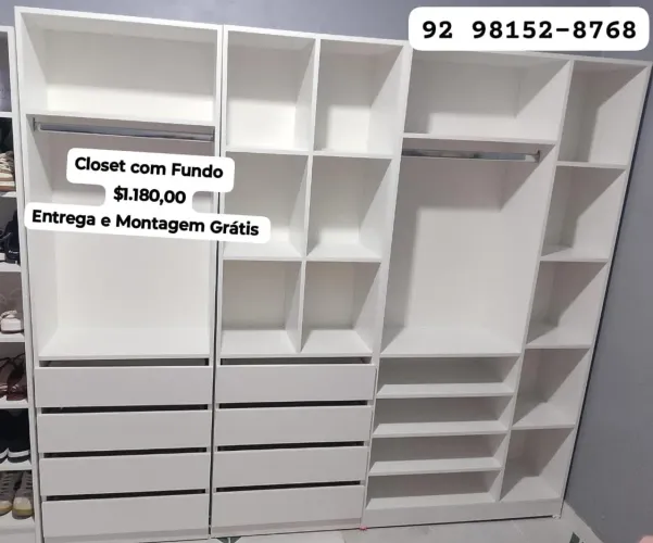 Closet a pronta entrega 