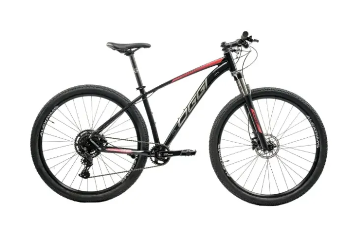 Bicicleta Oggi Big Wheel 7.0 Cues 9v 2026 Preto/Vermelho A29 (15,5/S)