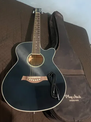 Violão eletrônico Vogga VCE332BK