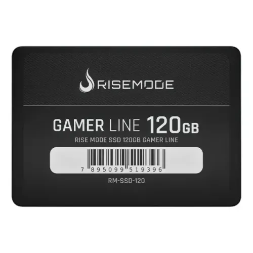 SSD Rise Mode Gamer Line, 120GB, SATA III, Leitura: 530MB/s