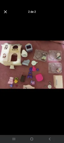 Lote sylvanian famílies