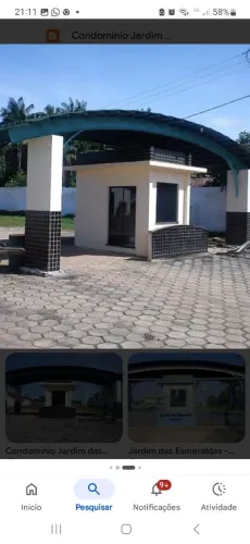 Lote esquina cond jardim das esmeraldas 75 mil