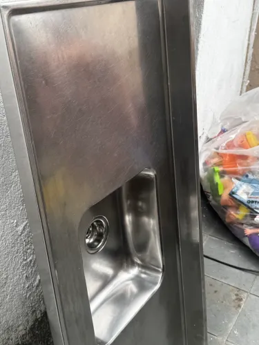 Pia de inox 130/57 REFORÇADO