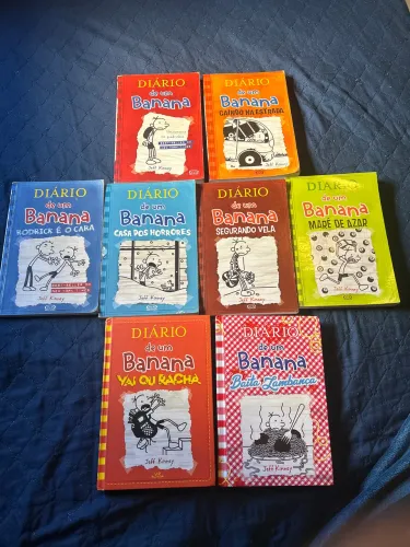 Kit Diário de um Banana - Livros 1, 2, 6, 7, 8, 9,11 e 19 (11 e 19 em capa dura)