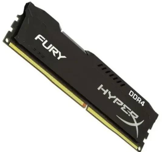 2xMemória RAM HyperX Fury 8GB DDR4 2400MHz - RGB + Preta