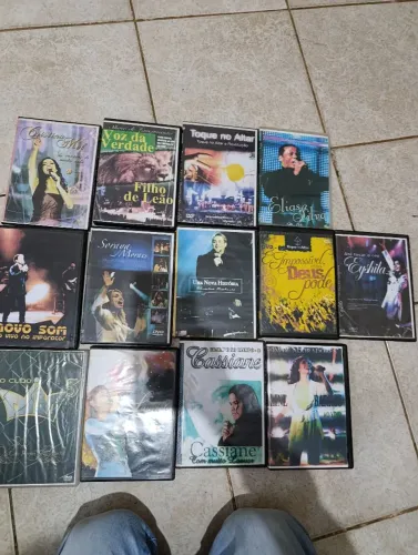 Dvds da fotos novos sem uso paralelo contém 13 unidades