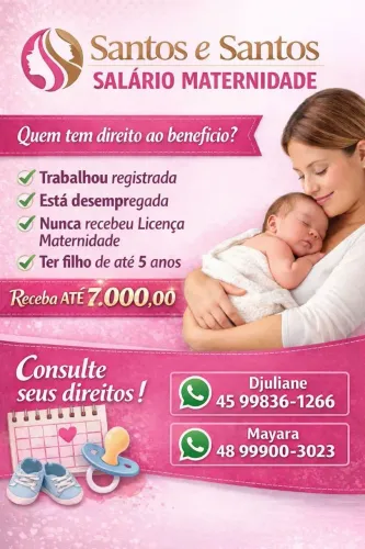 Auxílio maternidade 