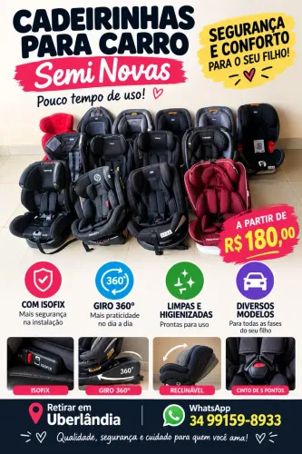 Cadeirinhas para Carro Semi Novas