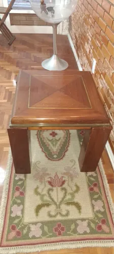 Mesa retangular de canto 