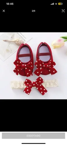 Sapatilha para bebê da Shein