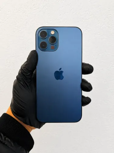 iPhone 12 Pro Max 128gb Azul Original Com Defeito Rede (Usado)
