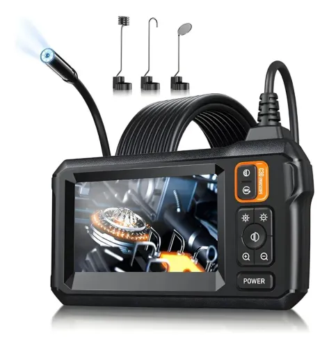 câmera endoscópio industrial, 4,3 "LCD Digital Handheld endoscópio, IP67