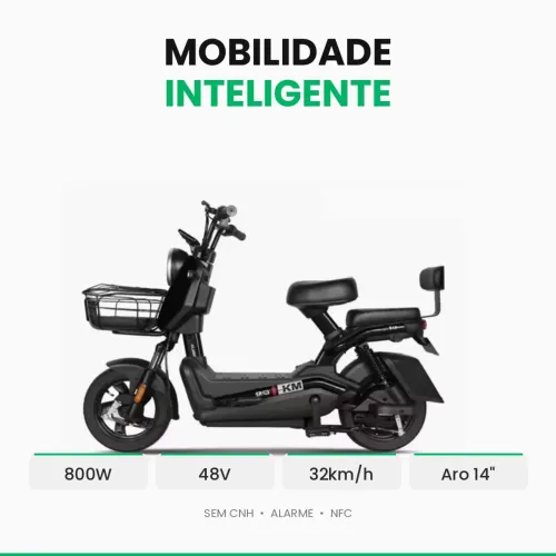 Scooter/bike elétrica 800w