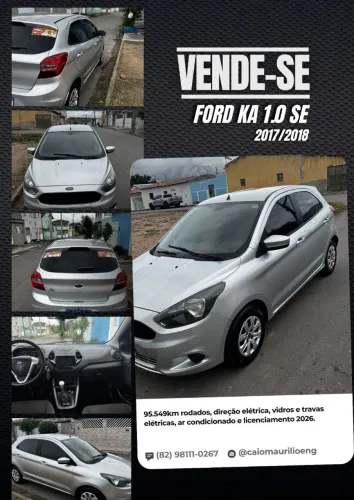 Ford KA 1.0 Se/se Plus Tivct Flex 5P 2018
