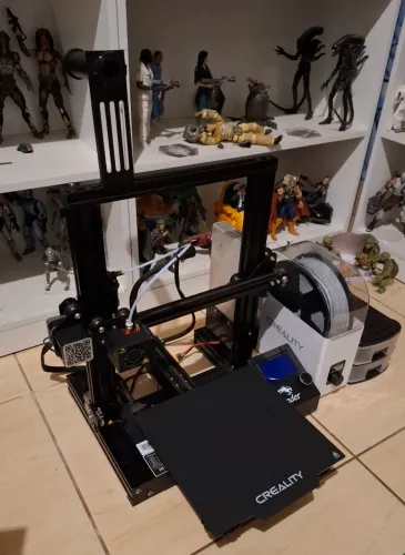 Impressora 3D FDM Creality Ender 3 Pro + Desumdimificar de filamento Criality kit completo