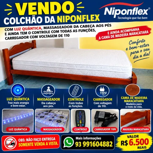 Vendo colchao magnético da niponflex