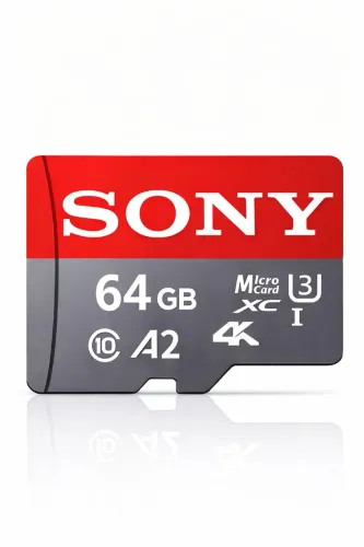 CARTÃO DE MEMÓRIA SONY 64GB MICROSDXC UHS-I CLASSE 10 A2 4K + ADAPTADOR