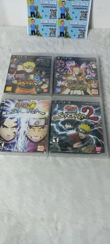 Coleção Naruto storm Playstation 3 completo 