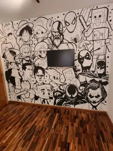 Pintor de parede. Desenhista. Reformas limpas