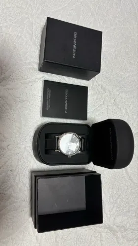 Relógio Emporio Armani Classic Black Dial AR1692 P1PX