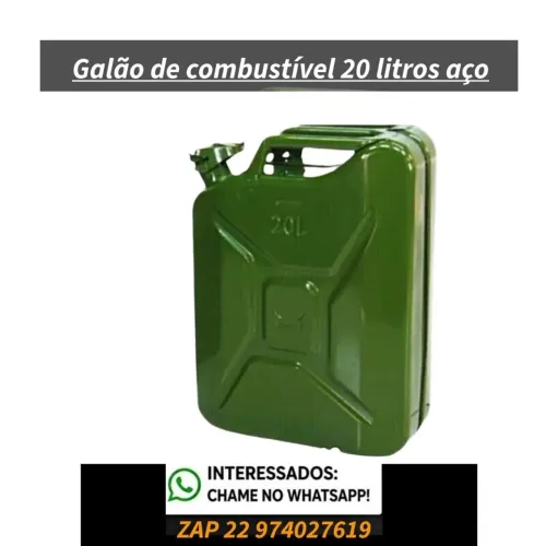 Galão 20 litros aco