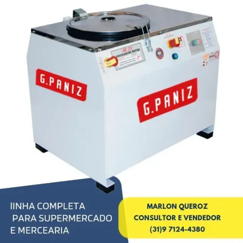 Amassadeira Rápida 25 quilos Trifásica GPaniz