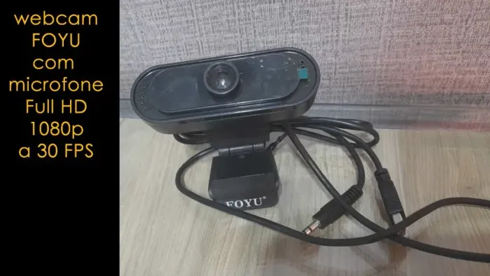 webcam FOYU com microfone