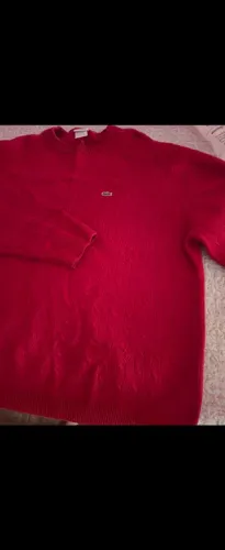 Sueter Lacoste vermelho Tam G