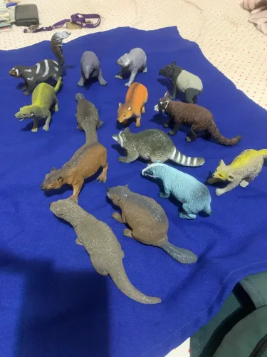Animais de plástico