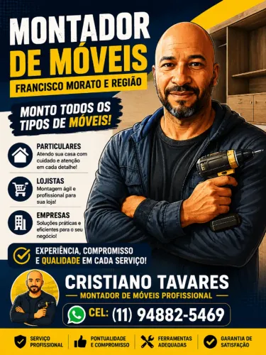 Montador de Móveis em Jundiai e Região- Cristiano Tavares