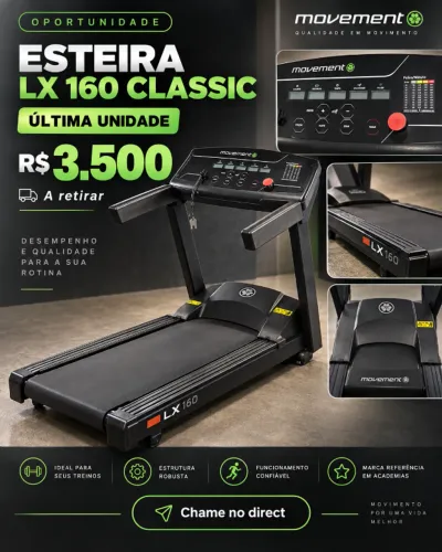Esteira LX 160 Movement