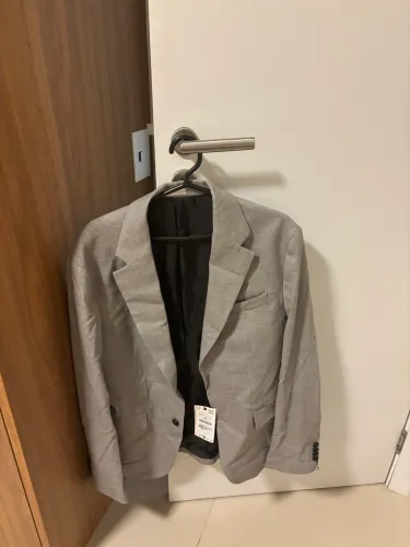 Blazer Zara Masculino Cinza (NOVO!)