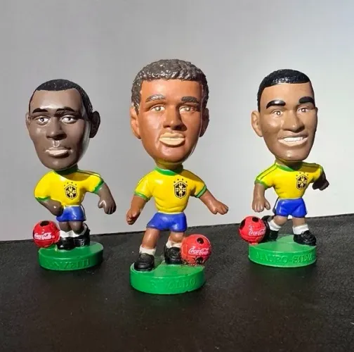 3x Mini Craques Rivaldo Donizetti e Mauro Silva