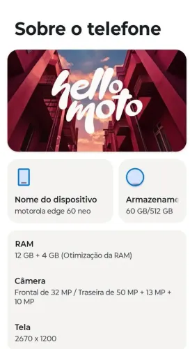 Troco moto Edge 60 neo de 512 gigas somente por iPhone