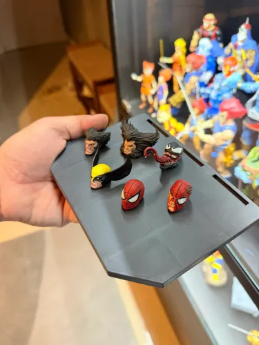 Cabeça Heads homem aranha/venom/wolverine 1/12