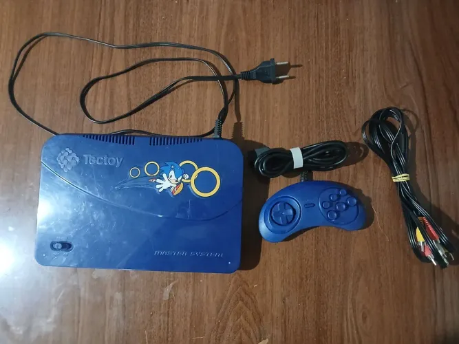 Console Sega Master System Evolution com 132 Jogos + Controle e Acessórios
