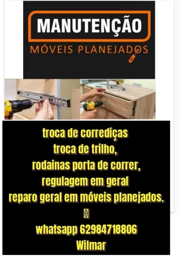 Reparos em móveis planejados 