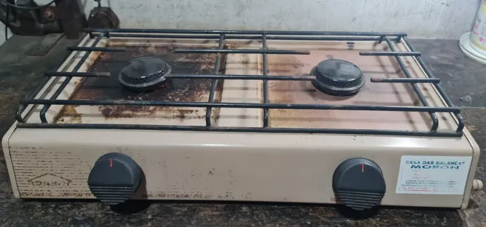 Mini fogão a gás 2 bocas 