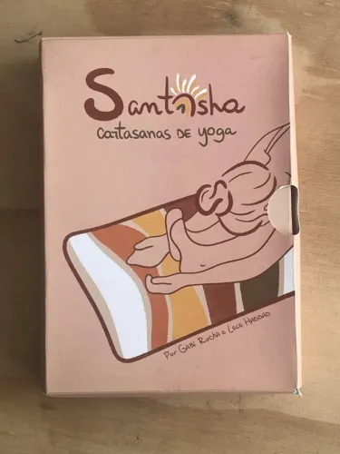 Baralho de yoga/ Cartasana de yoga Santosha