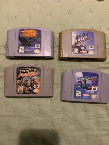 Nintendo 64 cartuchos