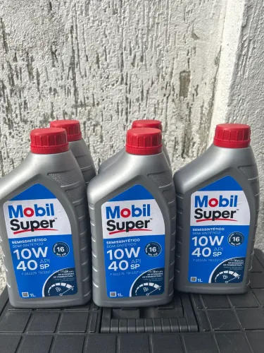 Óleo de motor, móbil super, 14w40