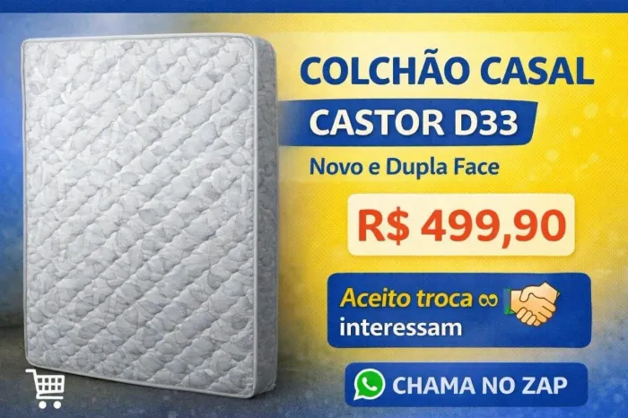 Colchão Castor Dupla Face