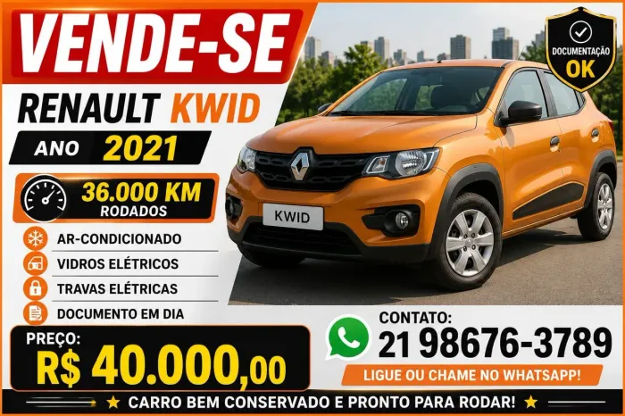 Renault Kwid Zen 1.0 Flex 12V 5P Mec. 2021