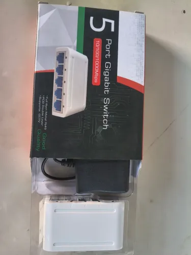 Switch 5 portas 1000 Gigas