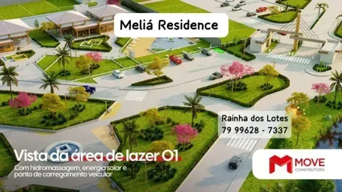 Lote posição sul Quadra M01 Lote 44 ( colado no muro) - Meliá Beach Residece - Rainha dos 